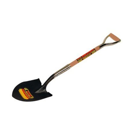 SEYMOUR MIDWEST Round Point Shovel, 30 in Hardwood Handle W/ D-Grip 49331